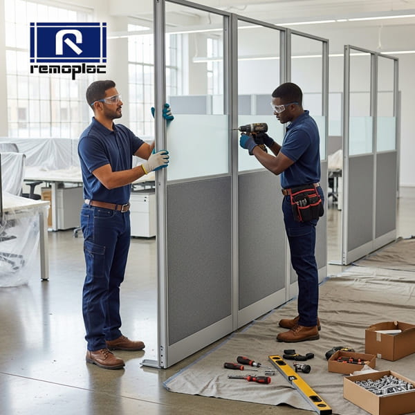 instalação de divisórias no Brás